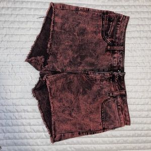 Black heart women’s jean shorts Hot Topic